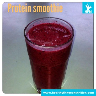 Low-Fat Protein Beeren Smoothie