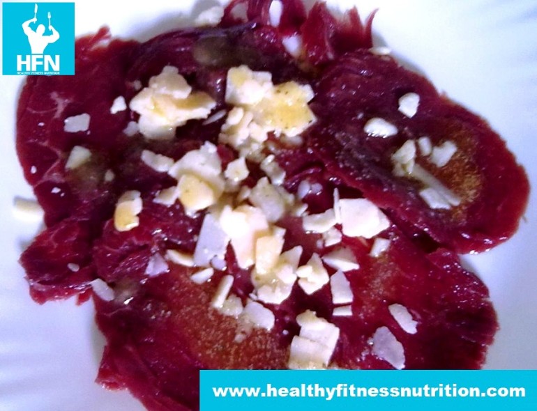 Low-Carb Rezept: Rindercarpaccio in Zitronensaft