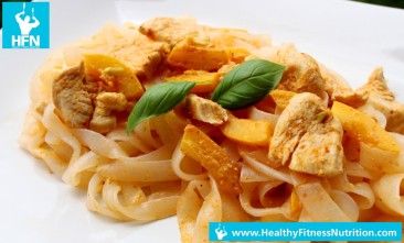 Rotes Thai Curry mit Shirataki Nudeln (Low Carb)