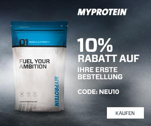 Myprotein 10% Rabatt für Neukunden