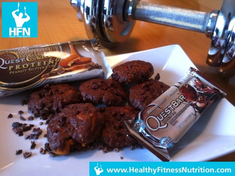 Questbar Rezept Serie: Protein Cookies Rezept (Chocolate Chip Cookie Dough)