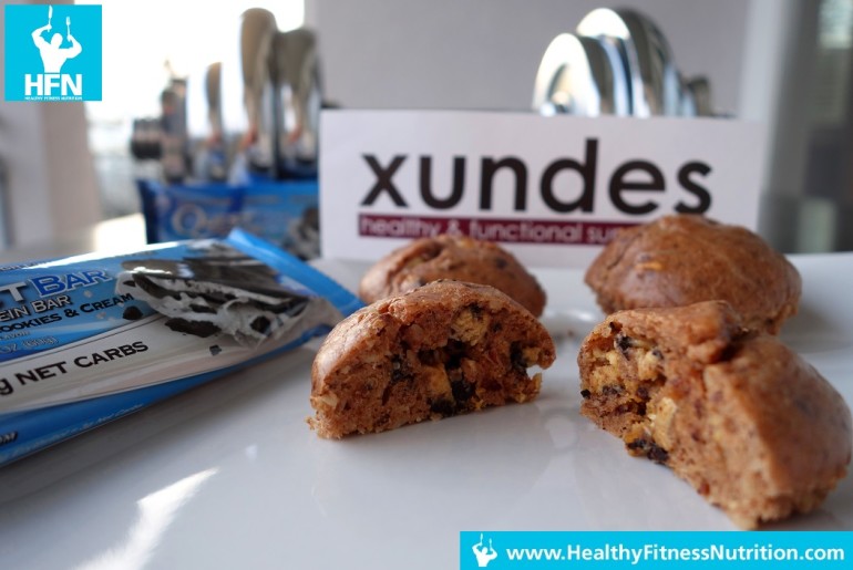 Questbar Serie: Low-Carb Cookies & Cream Protein Muffins Rezept