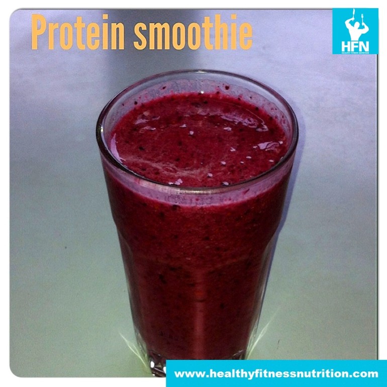 Low-Fat Protein Berry Smoothie