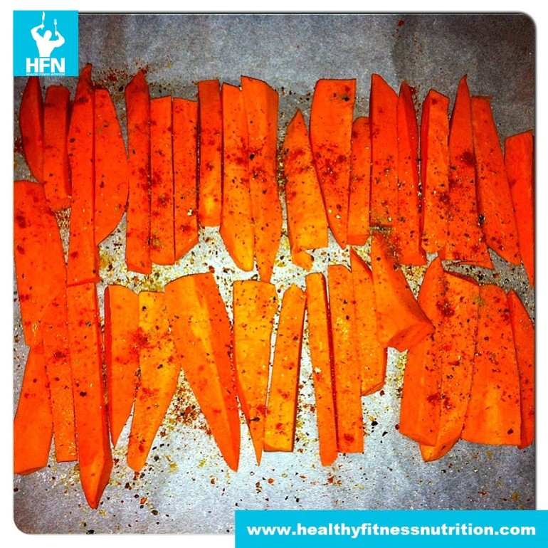 Healthy Sweet Potatoe French Fries